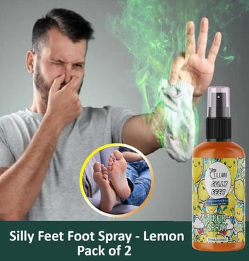Silly Feet Foot Spray - Lemon 100ml (Pack of 2)