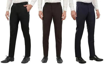 Cotton Trouser for Men (Pack of -3)